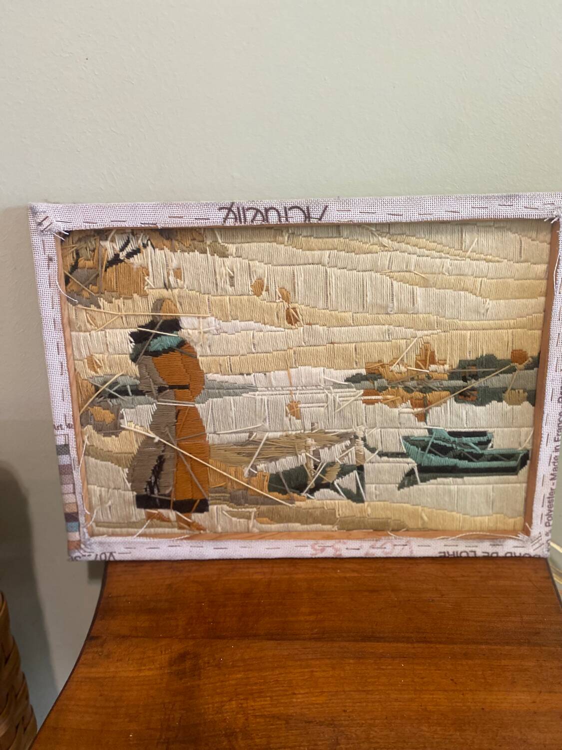 Vintage wool tapestry
