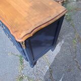 Painted Louis XV style chest of drawers