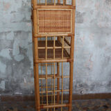 Vintage rattan shelf