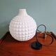 White opaline spherical pendant, Space Age, 1960-70