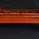 Ecran de lettré, chine xixème, bois sculpté laqué et doré h 52 cm
