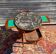 Table bouillotte en noyer d’époque directoire XVIII eme siècle