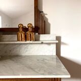 Old art deco wooden dressing table