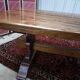 Solid wood monastery table