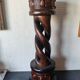 Vintage twisted wooden candlestick