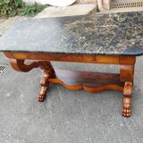 Cherry wood console from the 1830s