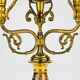 Lampe de table à 3 bras Chasse par C. Florentine, Italie, années 1950