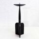 Brutalist metal candle holder