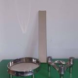 Set - candleholders and shell designed by Fritz Nagel and Caesar Stoffi.