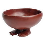 Empty pocket, Egyptian offering bowl "on feet" known as Nagada, 12 cm