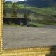Antique mercury mirror in the Napoleon III style.