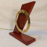 Artempo designer table clock by suko - 80s
