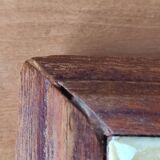 Wooden and ceramic trivet