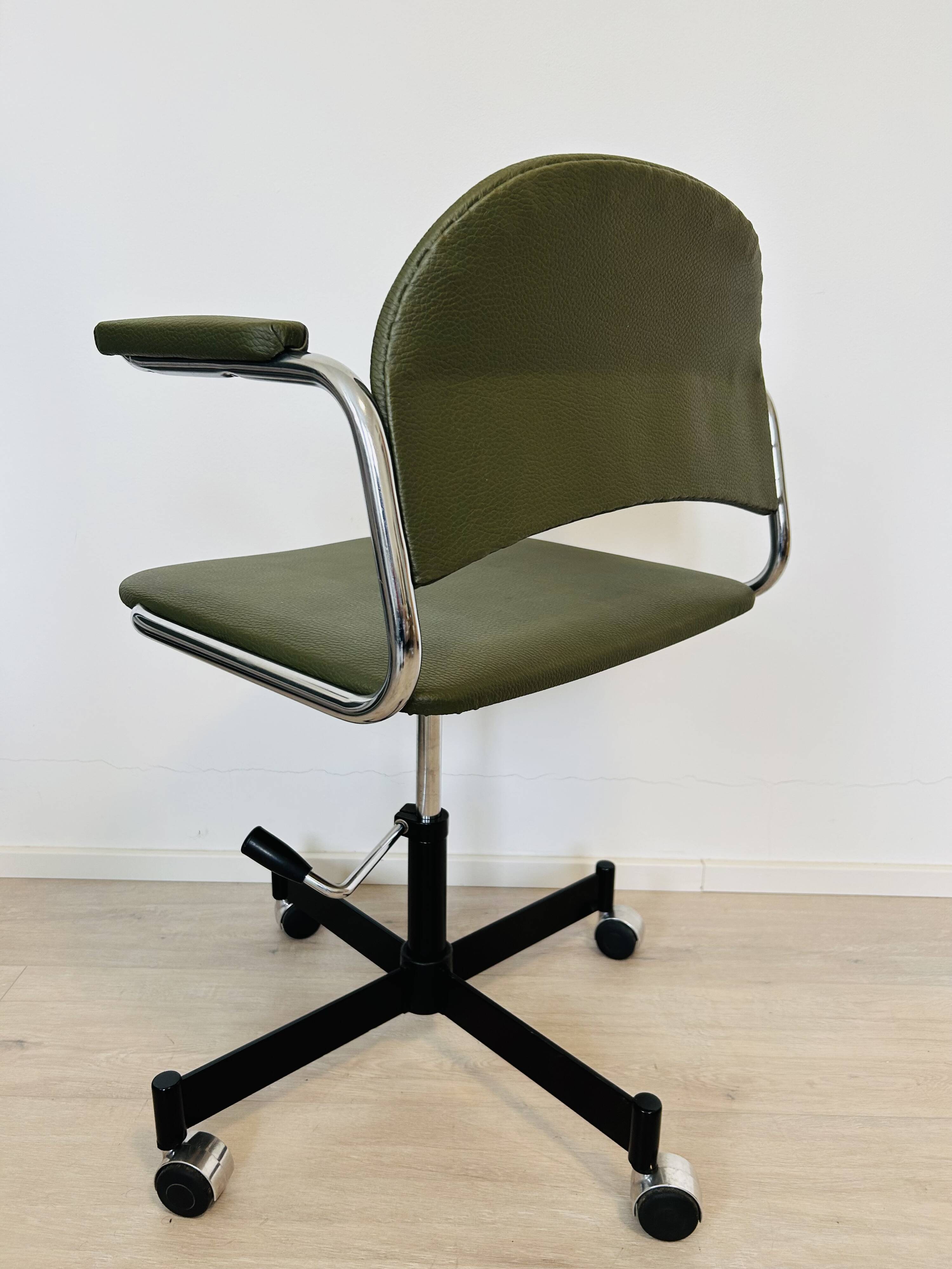 Vintage Fern Grey Office Chair by Kovona from Czechoslovakia 1970’s