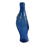 Carafe, bottle blue fish colbat
