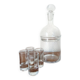 Vintage liqueur whisky service