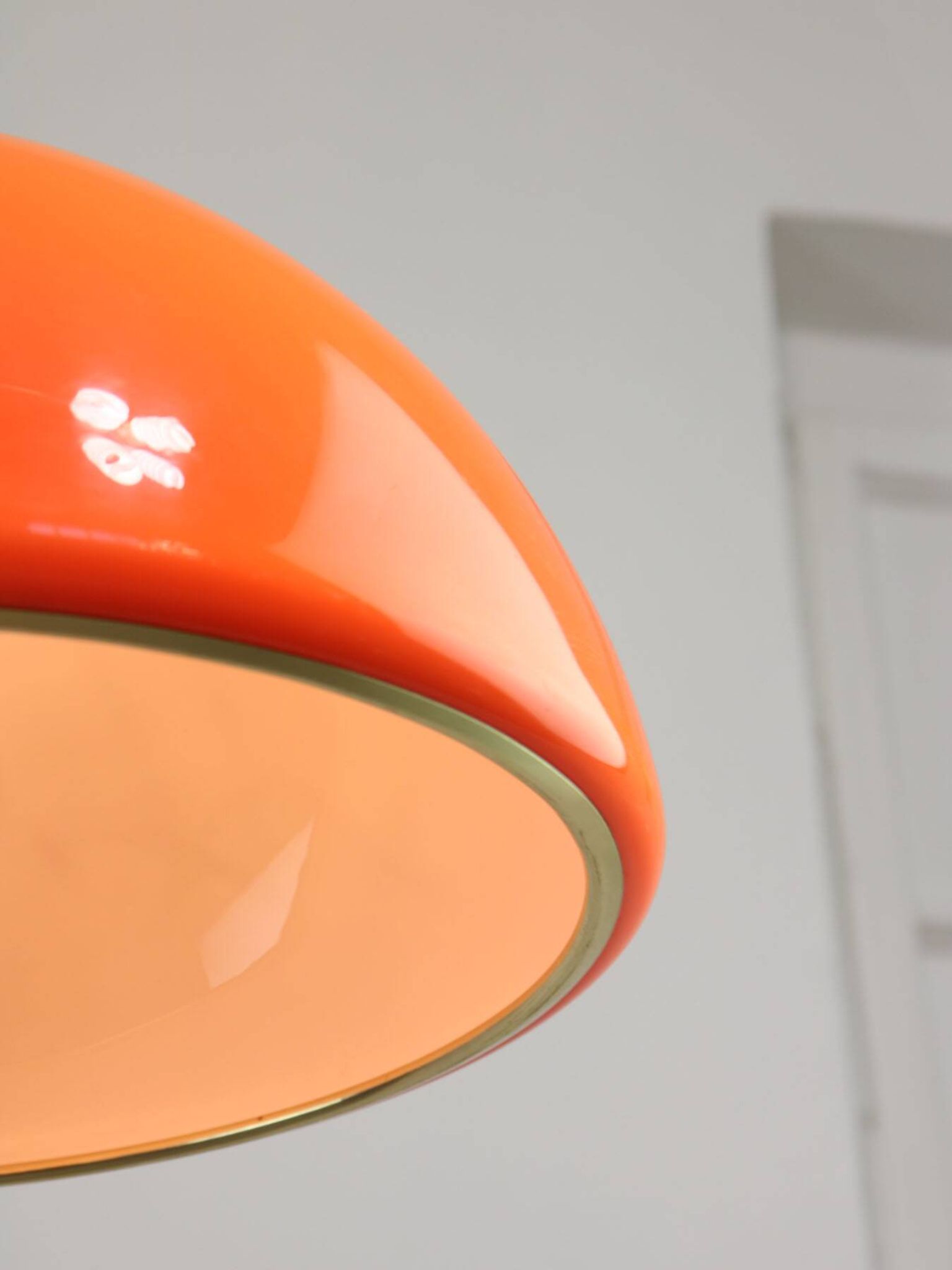 Lampe à Suspension Space Age Cabras par Luigi Massoni pour Guzzini, 1960s