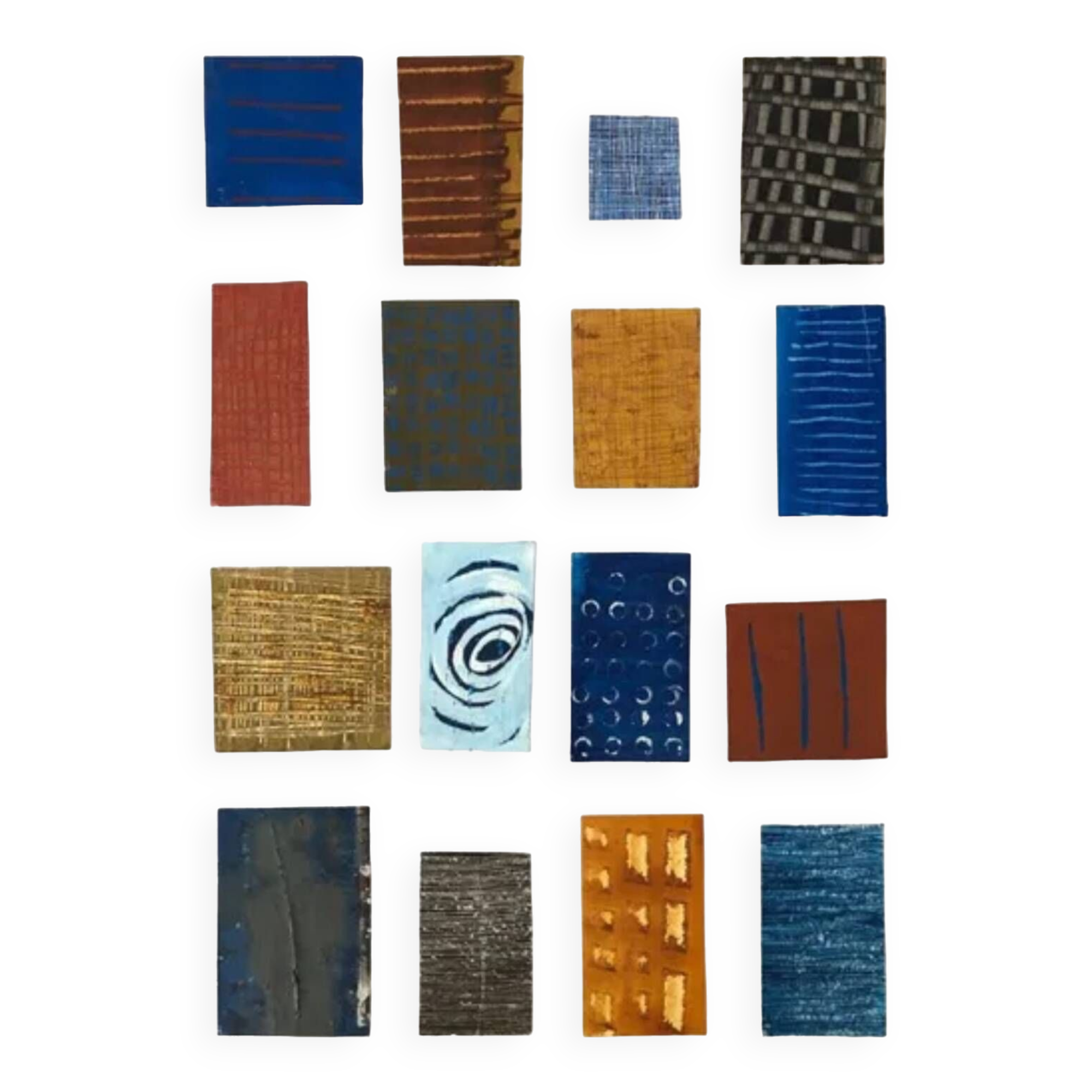 Gouache paper collage