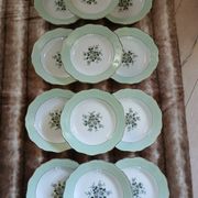 12 antique deep plates "Saint Tropez"
