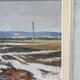 Swedish Modern Painting, Signed,  1955, Oil on Panel, Framed