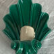 Ceramic shell wall light