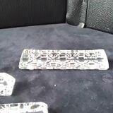 Set of 6 Lead Crystal Knife Holder Triangular Shape