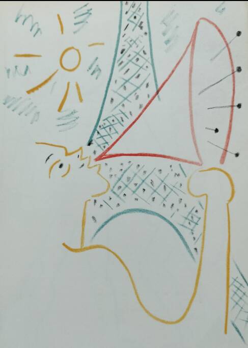 Superbe ensemble de 3 lithographies originales d’après Jean Cocteau.