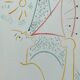 Superbe ensemble de 3 lithographies originales d’après Jean Cocteau.