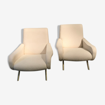 Pair of "Lady " armchairs by Marco Zanuso