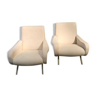 Pair of "Lady " armchairs by Marco Zanuso