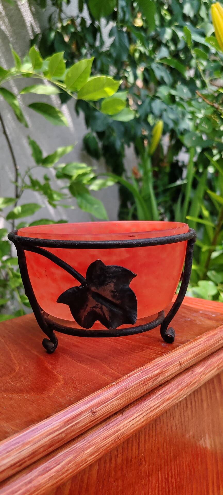Coupe patte de verre vintage