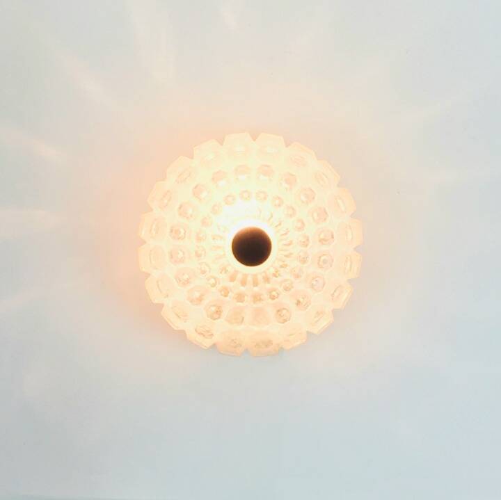 Pair of Mid-Century Diamond Glass Wall Lights from Limburg, Germany, 1960s