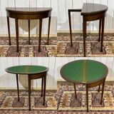 English game table in mahogany from the early 20th century.