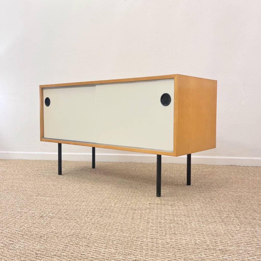 Kurt Thut small cabinet with sliding doors Switzerland 1950s
