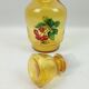 Vintage decanter in cherry yellow glass