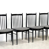 Set of four dining chairs