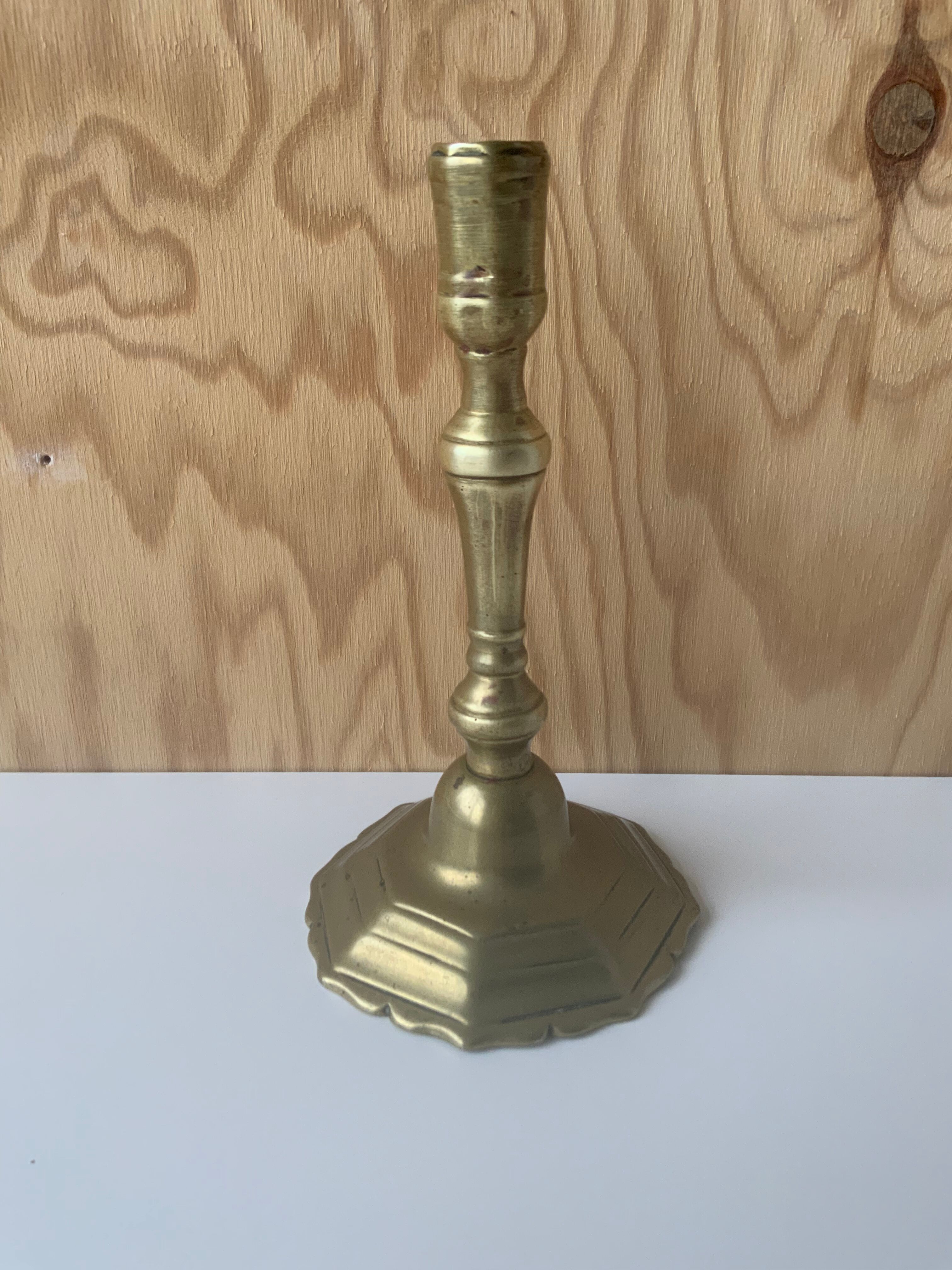 Brass candle holder