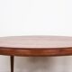 Large Danish round teak coffee table model 283 by Johannes Andersen for CFC Silkeborg 1960.