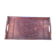 Exotic wooden tray carved Reunion Island
