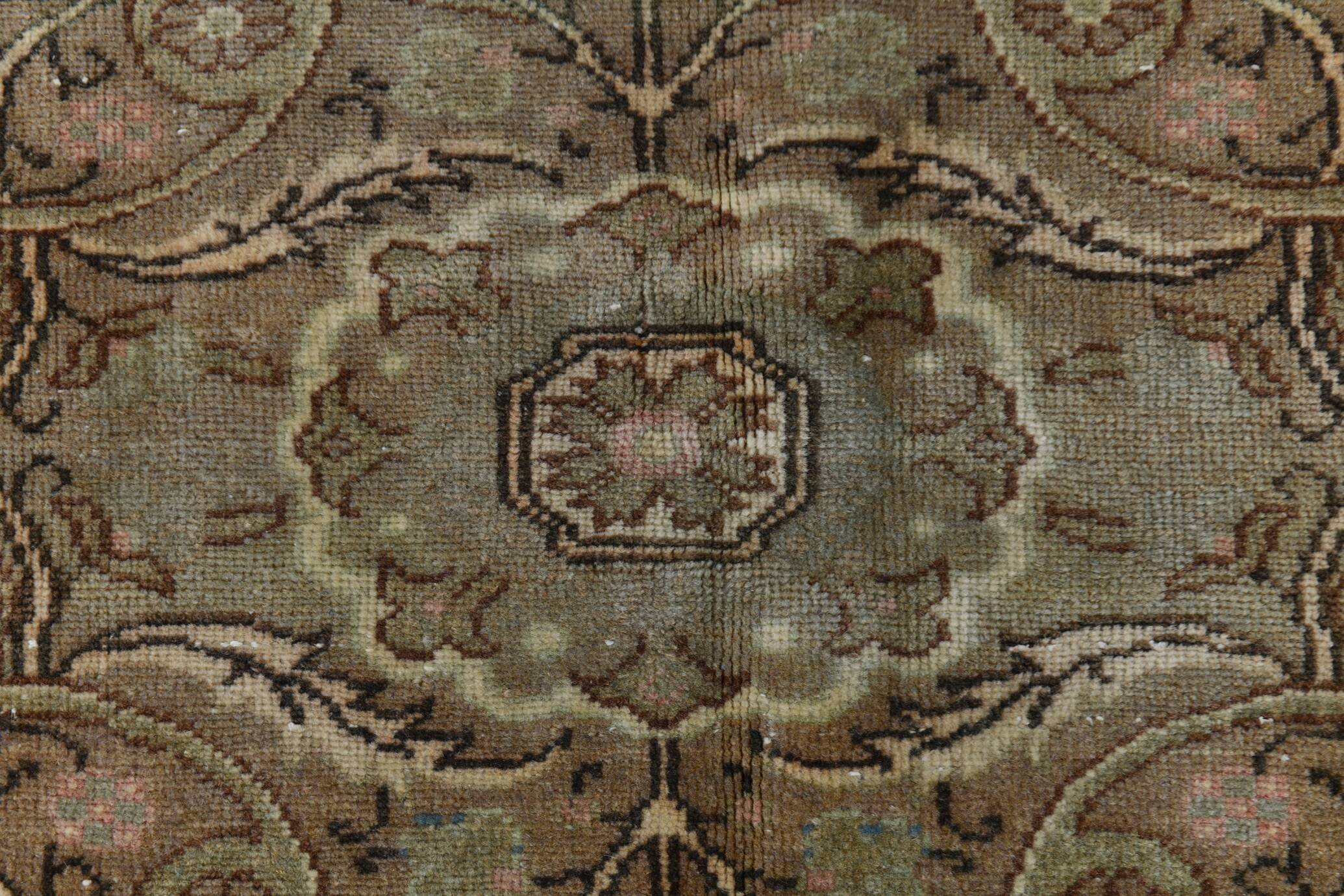 5x7 Brown & Cream Classic Vintage Rug, 150x217Cm SK23625