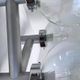 Rare XXL Mid Century Art Glass Wall Hotel Light / Lamp - Around 1970s