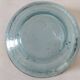 Bubble glass bowl signed Verrerie de Biot – Light blue