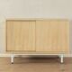 Wonderful partly solid sideboard in Scandinavian style from the 1950s