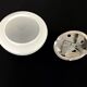 Vintage wall light, white opaline globe. 60s-70s GDR