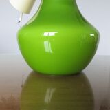 Suspension in green opaline Parscot 1970