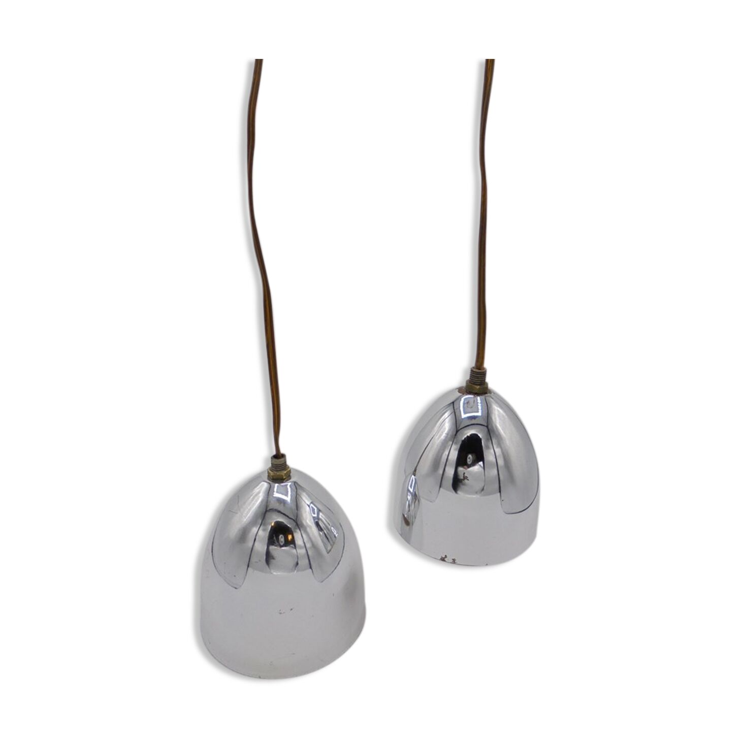 Duo de suspensions chromées
