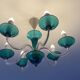 Crystal and coloured crystal chandelier – handcrafted Baccarat work