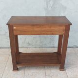 Restoration console in walnut