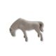 3 turquoise & white horses – Porcelain