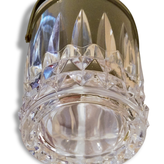 Crystal ice bucket of arques